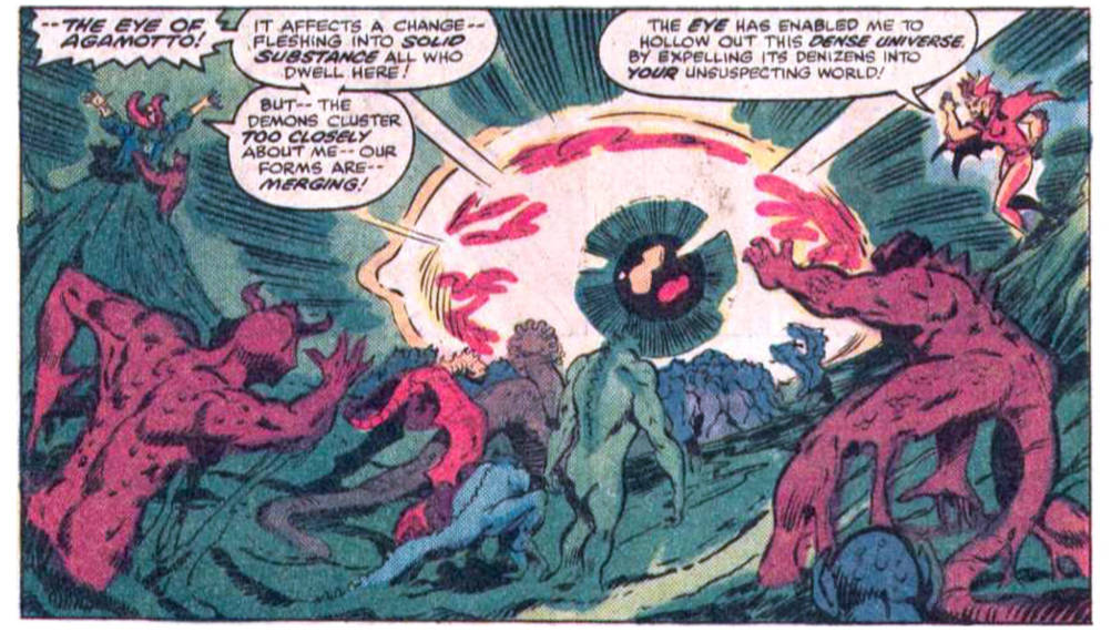 Demons use the Eye of Agamotto to invade earth