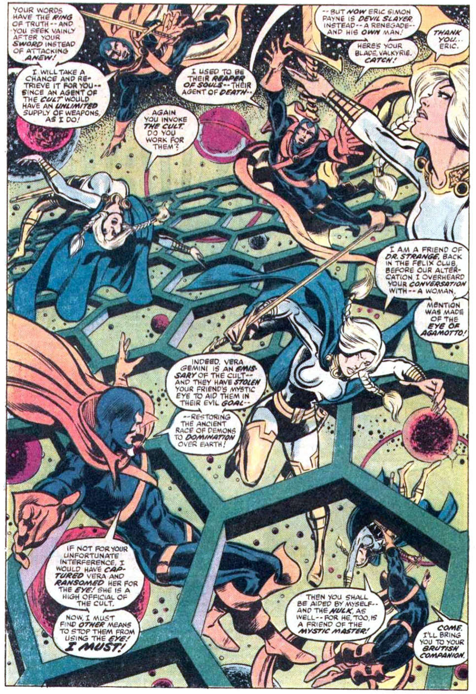 Page two of this book featuring Valkyrie and the Devil Slayer